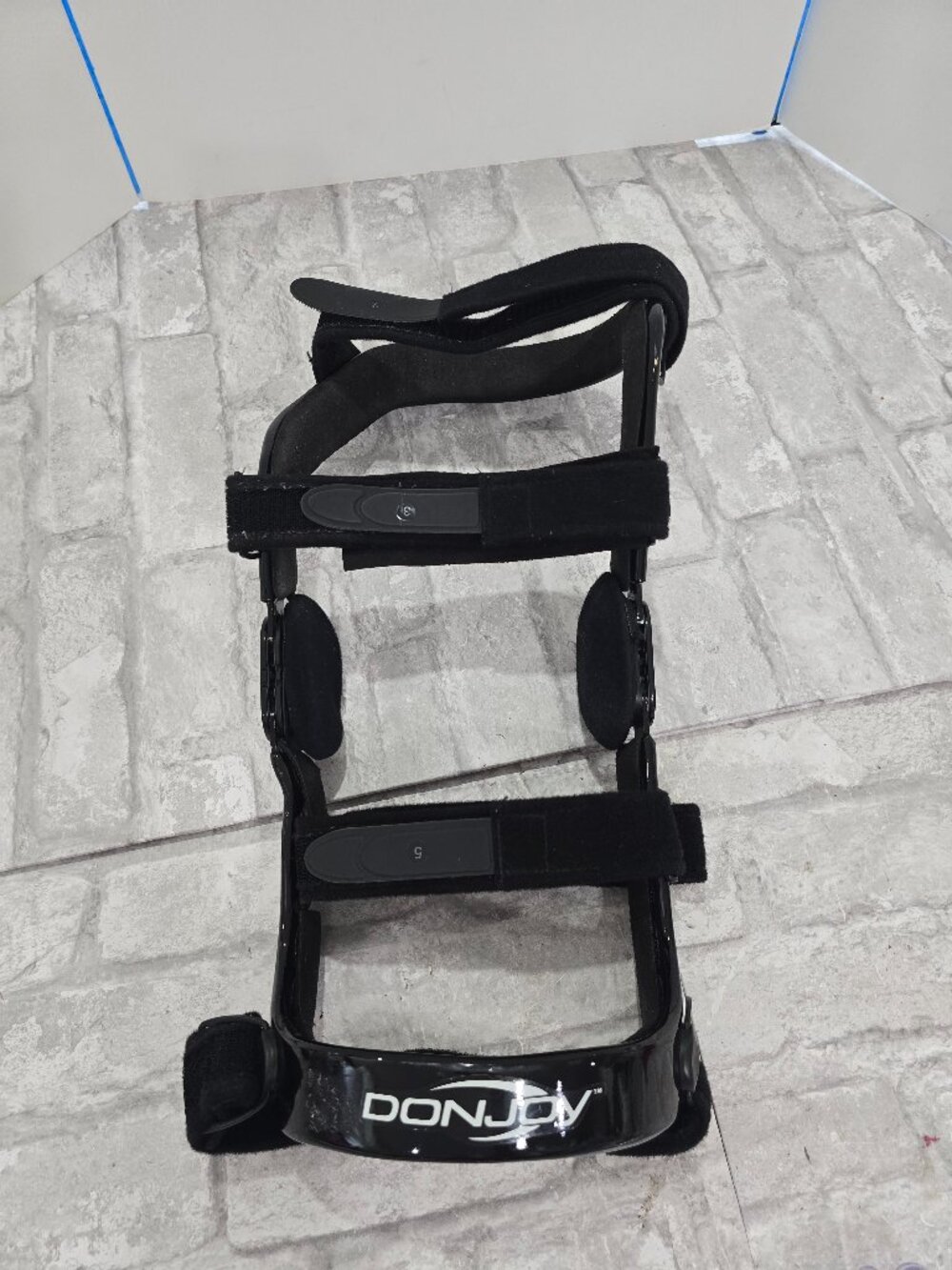 DonJoy FULLFORCE 2XL Ligament Knee Brace Black Adjustable Stabilization Support